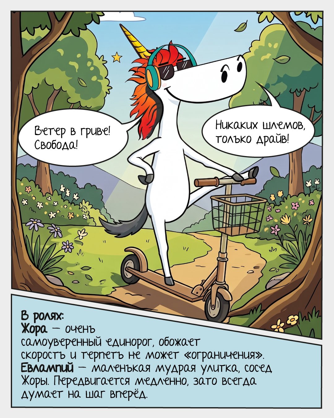 Комикс «Мир Жоры», страница 1 из 11